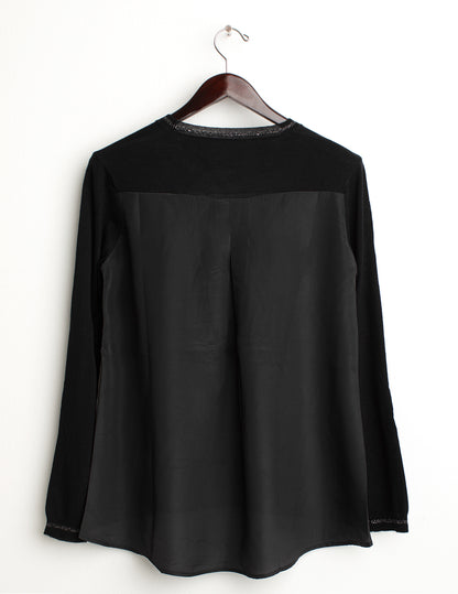 Maglia girocollo a manica lunga