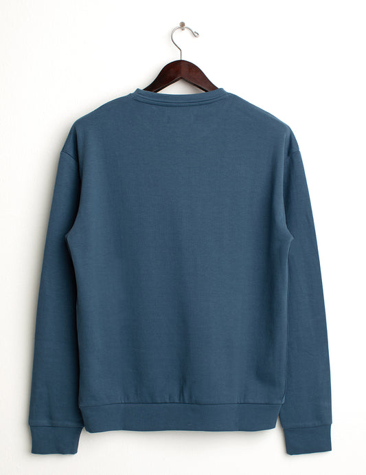 Felpa in interlock girocollo - back - 002