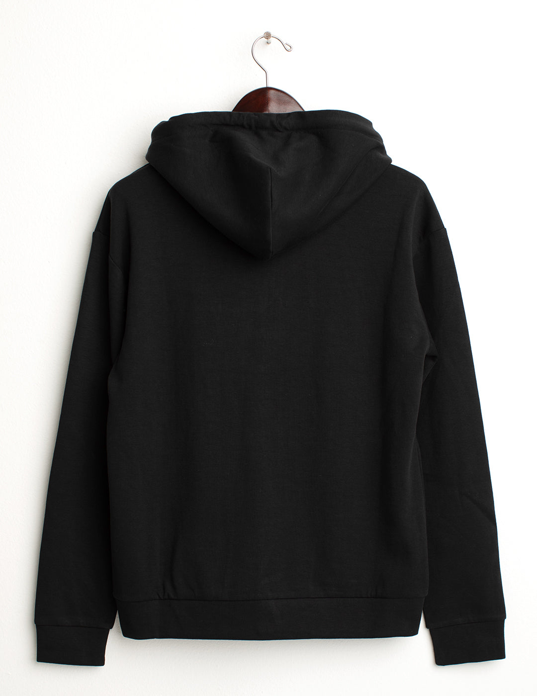 Felpa in interlock full-zip con cappuccio uomo black fm24w25fz cc-a0951 Felpa in interlock full-zip con cappuccio