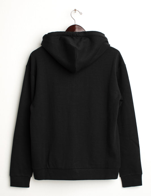 Felpa in interlock full-zip con cappuccio - back - 002