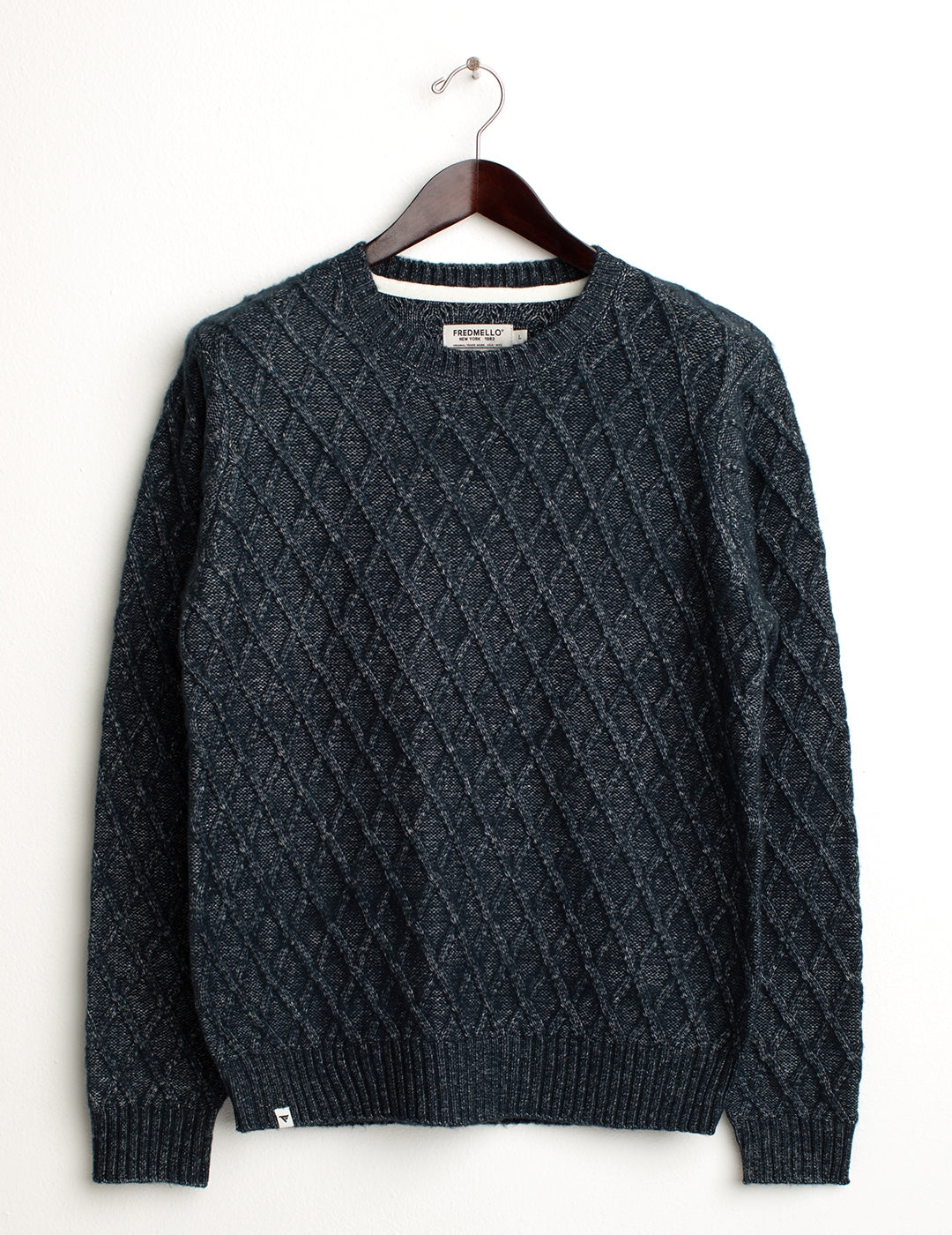 Maglia camioner mouliné uomo blue fm24w30mm cc-a0601 Maglia camioner mouliné
