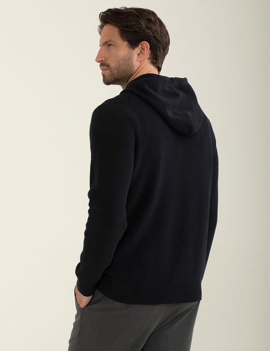 Maglia con cappuccio a maniche lunghe - back - 002