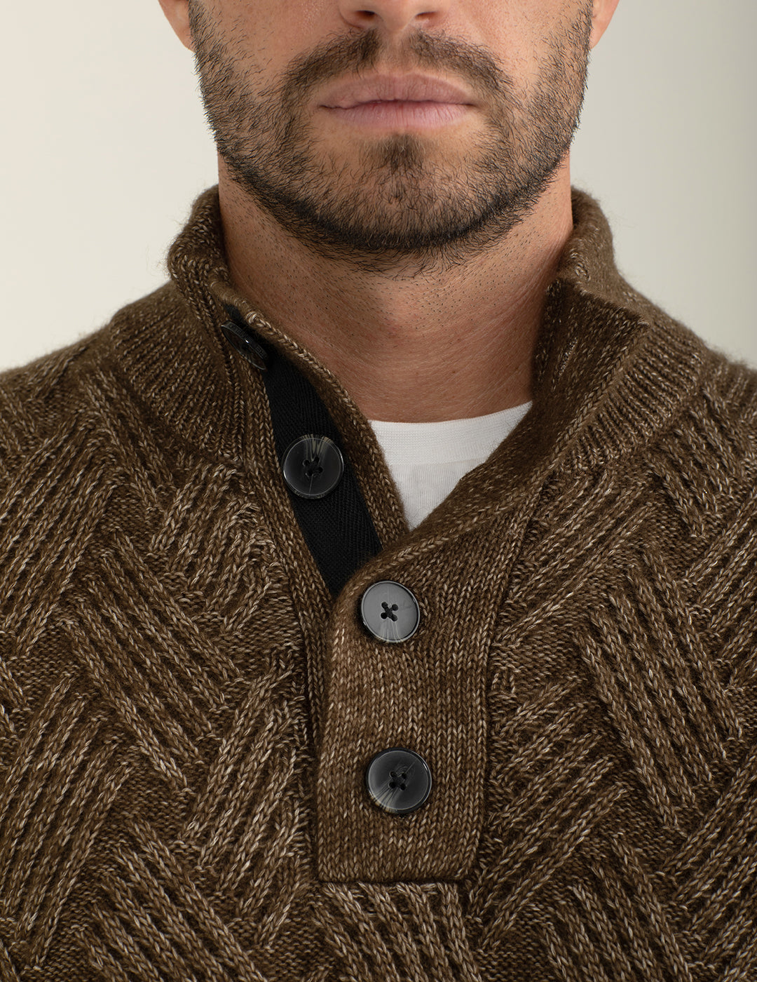 Maglia camioner mouliné uomo wood fm24w30mm cc-a0812 Maglia camioner mouliné