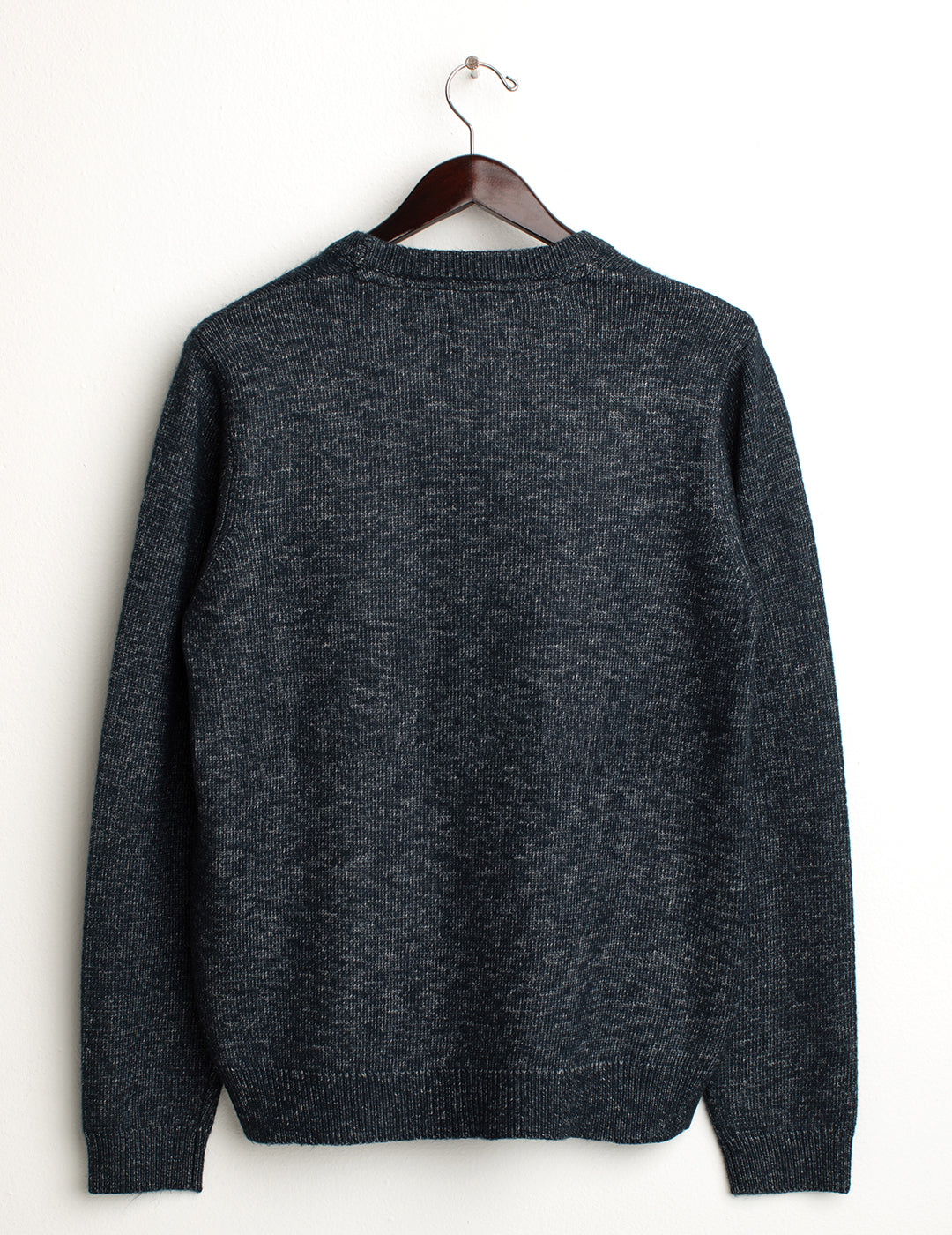 Maglia girocollo a maniche lunghe uomo blue fm24w26mg cc-a0601 Maglia girocollo a maniche lunghe