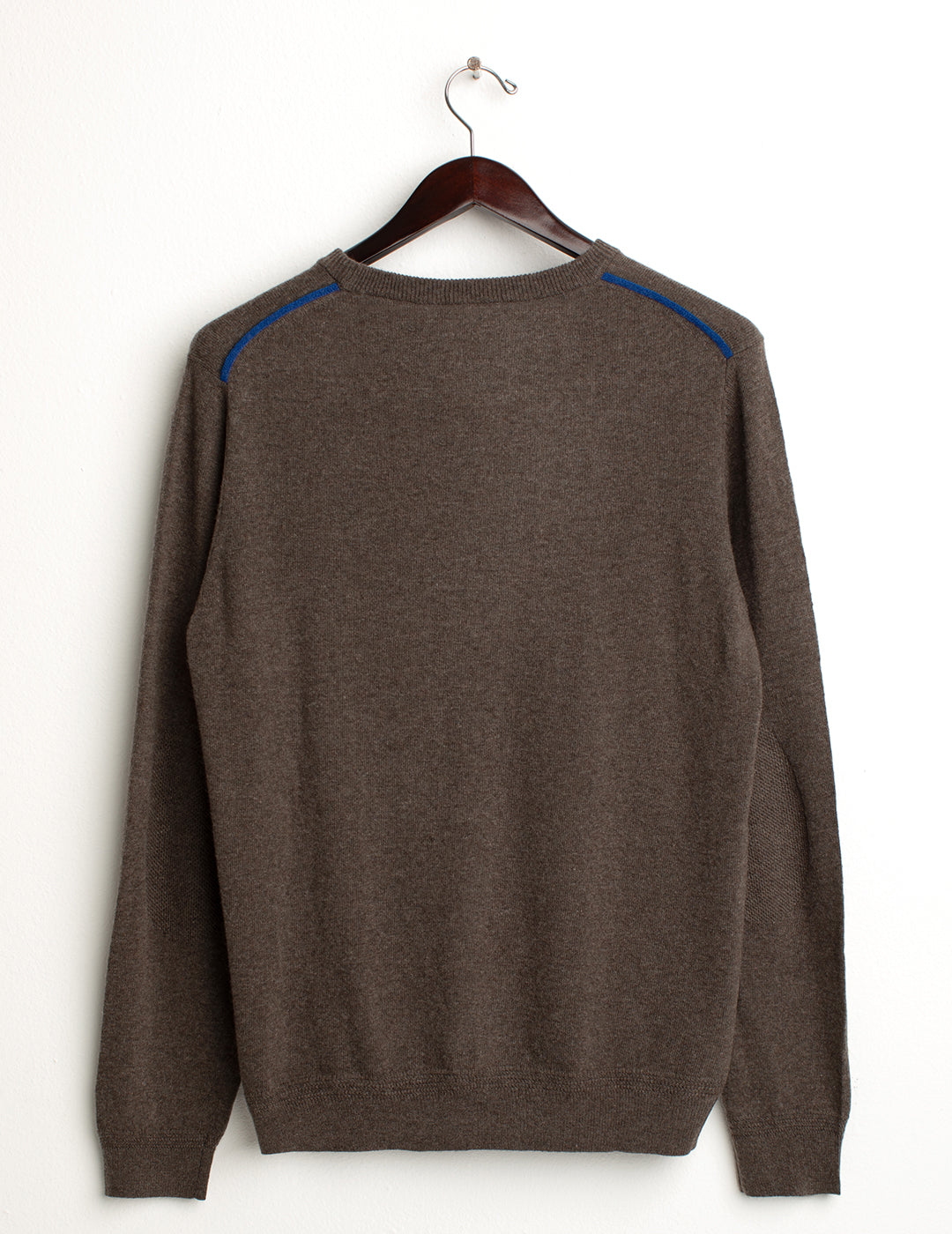 Maglia girocollo a maniche lunghe uomo mud melange fm24w31mg cc-a0108 Maglia girocollo a maniche lunghe
