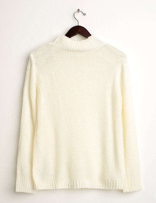 Maglia dolcevita a manica lunga - back - 002