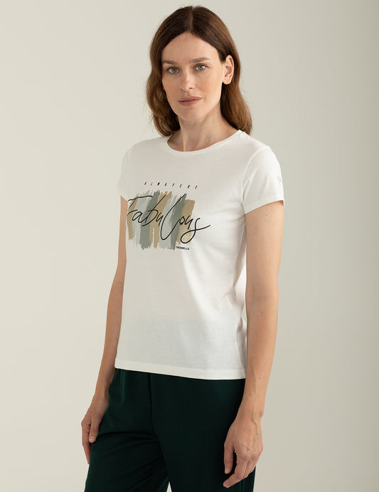 T-shirt girocollo in morbido jersey di cotone - back - 002