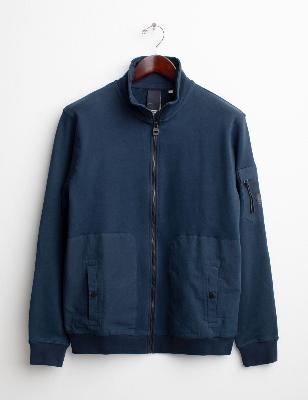 Felpa Full Zip Collo a listino uomo blue fm25s07fz cc-a0601 Felpa Full Zip Collo a listino