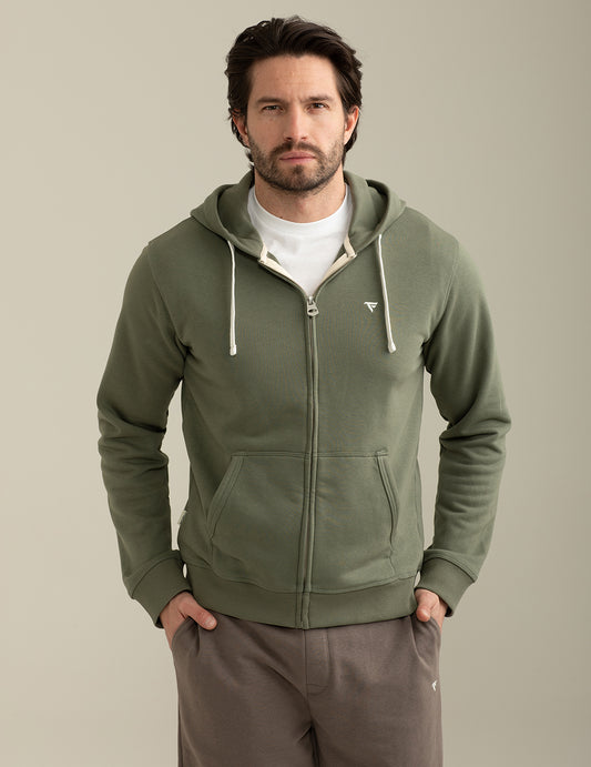 Full Zip Hoodie man sage fm25s01fz cc-a0811 Full Zip Hoodie