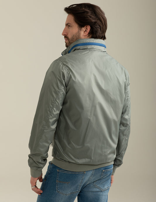 ALT03Giacca Antivento in Nylon Ripstop uomo steel fm25s07ku cc-a0921 Giacca Antivento in Nylon Ripstop