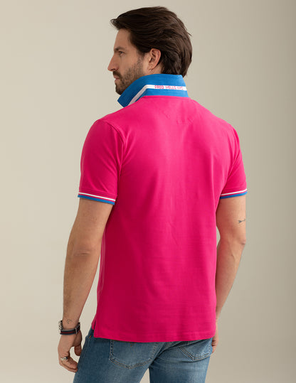 Short Sleeve Piquet Stretch Polo Shirt