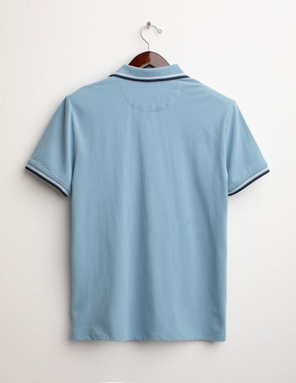 Short Sleeve Piquet Stretch Polo Shirt