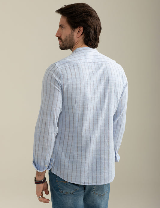 ALT03Korean Dye Shirt man light blue fm25s08ct cc-a1001 Korean Dye Shirt