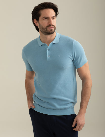 Piquet Stitch Knit Polo