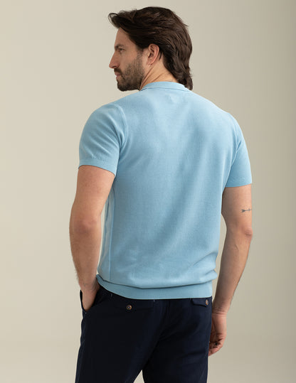 Piquet Stitch Knit Polo