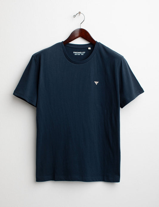Jersey Short Sleeve Crew Neck T-shirt man blue fm25s01tg cc-a0601 Jersey Short Sleeve Crew Neck T-shirt