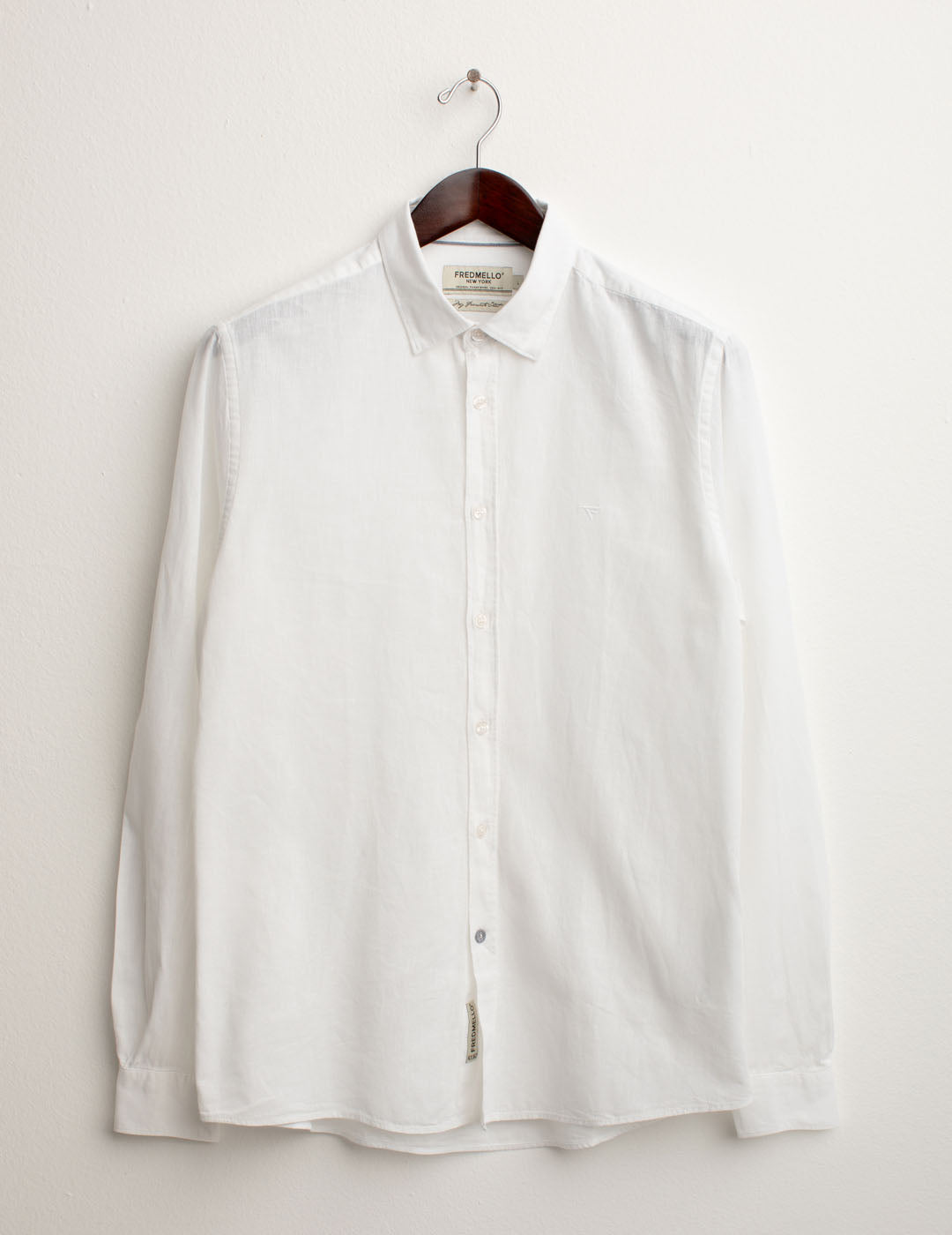 Camicia in Misto Lino uomo white fm25s02cu cc-a0001 Camicia in Misto Lino
