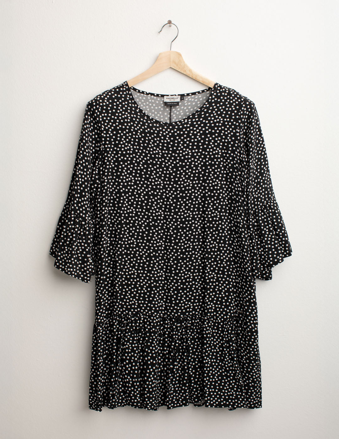Poplin 3/4 Sleeve crew-neck Dress woman black fw25s07as cc-a0951 Poplin 3/4 Sleeve crew-neck Dress
