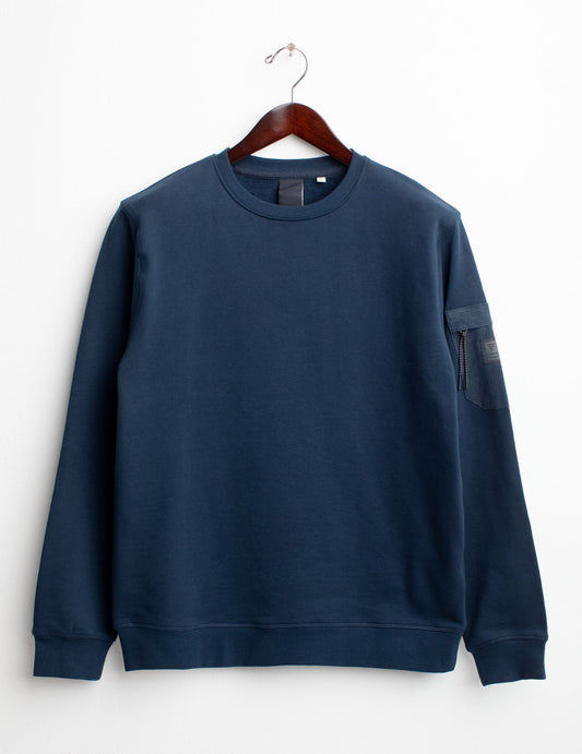 Crew-neck sweatshirt man blue fm25s08fg cc-a0601 Crew-neck sweatshirt