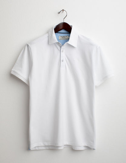 Polo a Manica Corta in Piquet Stretch