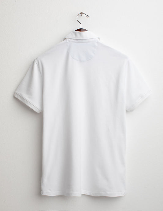 ALT03Short Sleeve Piquet Stretch Polo Shirt man white fm25s08qu cc-a0001 Short Sleeve Piquet Stretch Polo Shirt