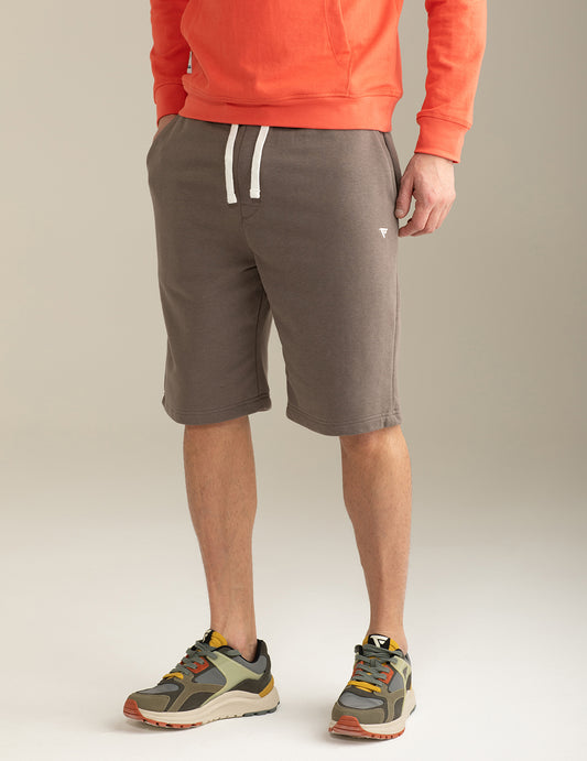 Fleece Shorts man taupe fm25s02ef cc-a0114 Fleece Shorts