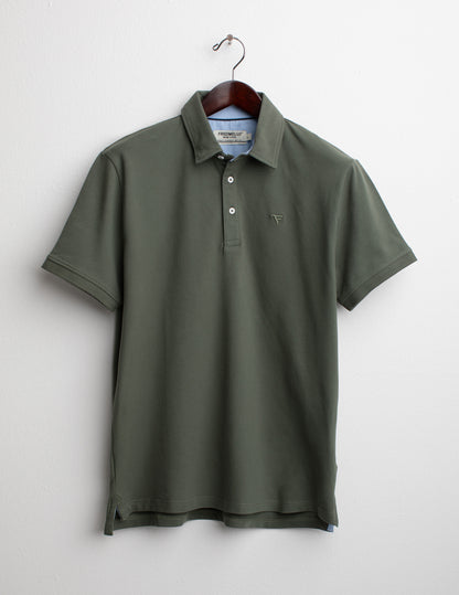 Polo a Manica Corta in Piquet Stretch