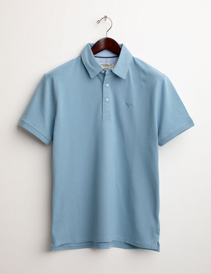Short Sleeve Piquet Stretch Polo Shirt