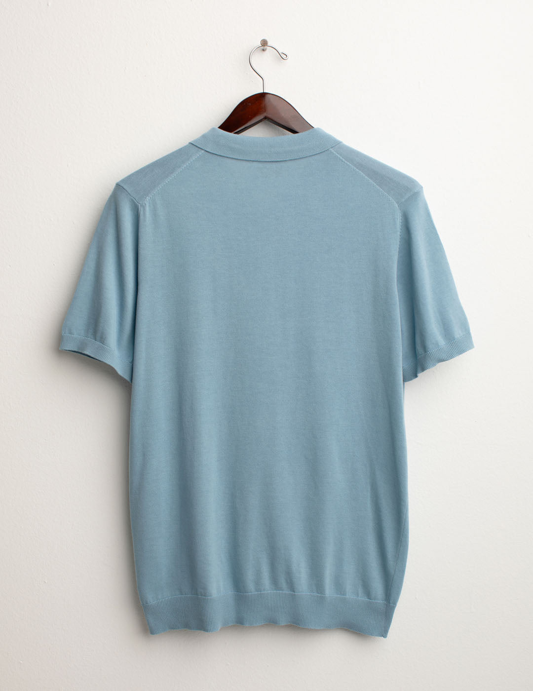 Polo in Maglia Mezza Manica uomo light blue fm25s09ma cc-a1001 Polo in Maglia Mezza Manica
