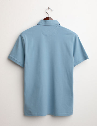 Short Sleeve Piquet Stretch Polo Shirt