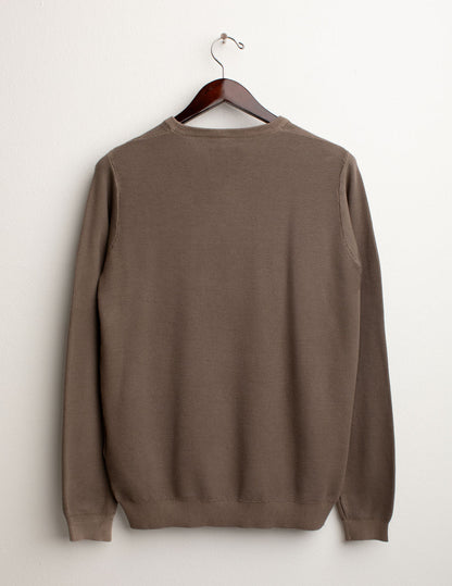 Maglia Girocollo in Punto Piquet