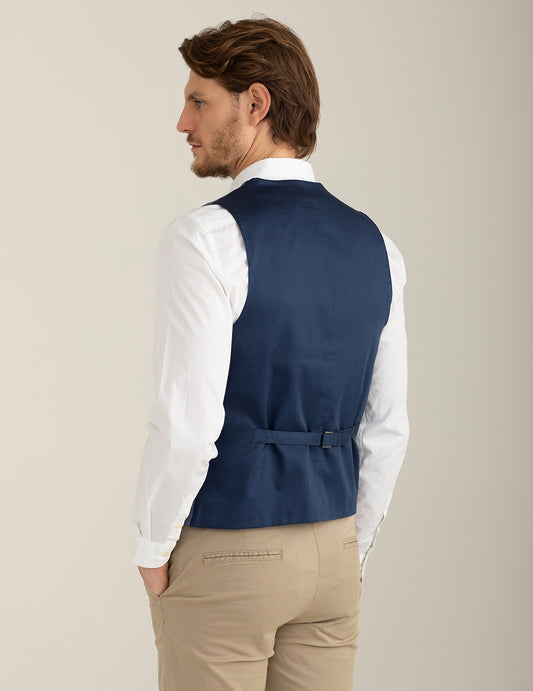 ALT03Gilet in Tessuto Tintofilo Microfantasia uomo blue fm25s02kk cc-a0601 Gilet in Tessuto Tintofilo Microfantasia