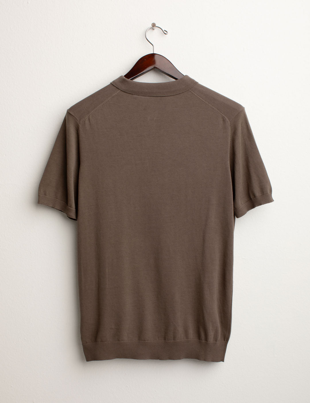 Polo in Maglia Mezza Manica uomo taupe fm25s09ma cc-a0114 Polo in Maglia Mezza Manica