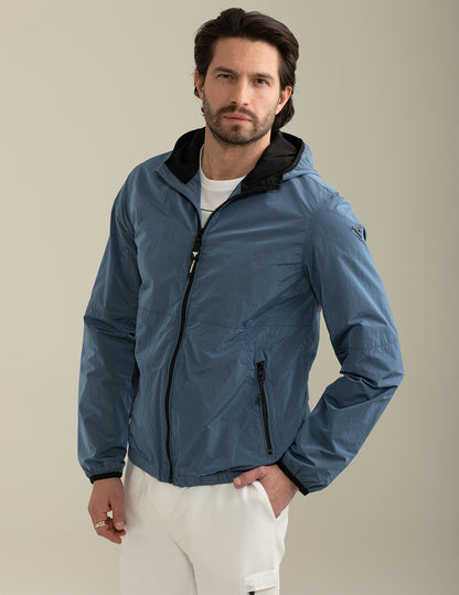 Hooded Windbreaker Jacket