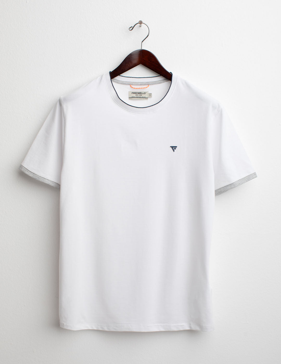 Stretch Technical Jersey Short Sleeve T-shirt man white fm25s10tg cc-a0001 Stretch Technical Jersey Short Sleeve T-shirt