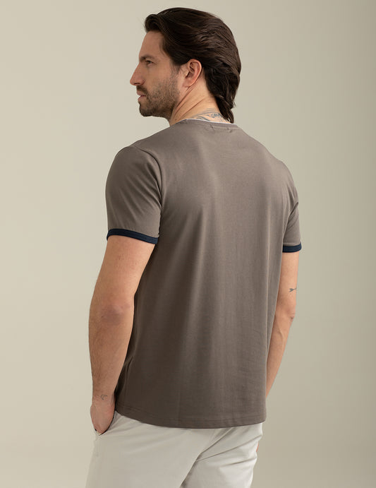 ALT03T-shirt a Manica Corta in Jersey Tecnico Stretch uomo taupe fm25s10tg cc-a0114 T-shirt a Manica Corta in Jersey Tecnico Stretch