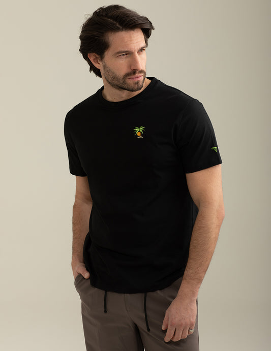 T-shirt Girocollo a Manica Corta uomo black fm25s20tg cc-a0951 T-shirt Girocollo a Manica Corta