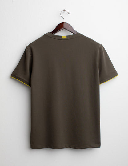 T-shirt a Manica Corta in Piquet Tecnico Stretch