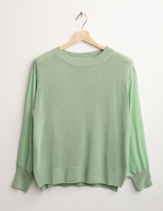 Maglia Girocollo a Manica Lunga donna moss fw25s10mg cc-a0818 Maglia Girocollo a Manica Lunga