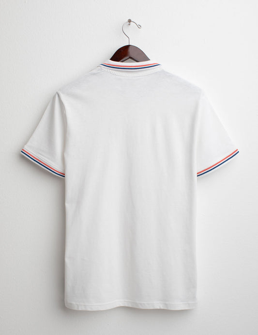 ALT03Short Sleeve Polo man white fm25s11qu cc-a0001 Short Sleeve Polo