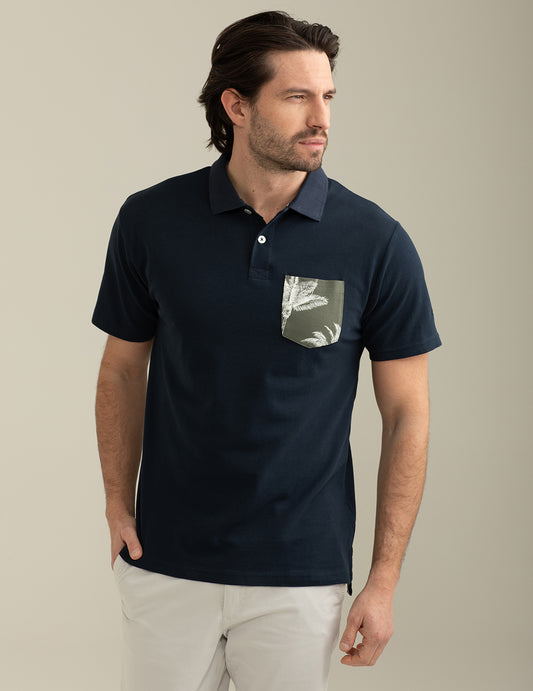 Polo a Manica Corta in Piquet uomo blue fm25s21qu cc-a0601 Polo a Manica Corta in Piquet