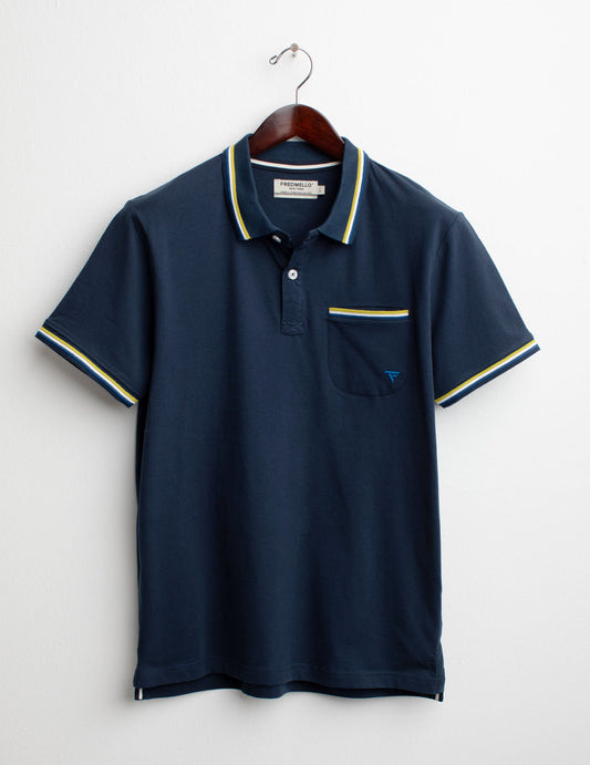 Polo a Manica Corta uomo blue fm25s11qu cc-a0601 Polo a Manica Corta