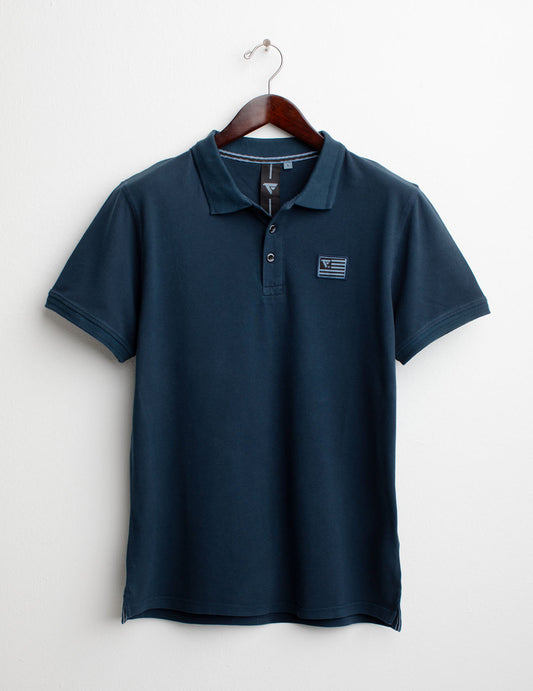 Piquet Short Sleeve Polo man blue fm25s02qu cc-a0601 Piquet Short Sleeve Polo