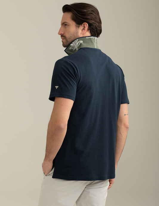 ALT03Polo a Manica Corta in Piquet uomo blue fm25s21qu cc-a0601 Polo a Manica Corta in Piquet