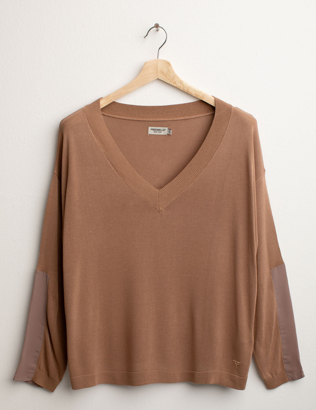 Maglia Scollo V a Manica Lunga donna cortez fw25s11mv cc-a0104 Maglia Scollo V a Manica Lunga