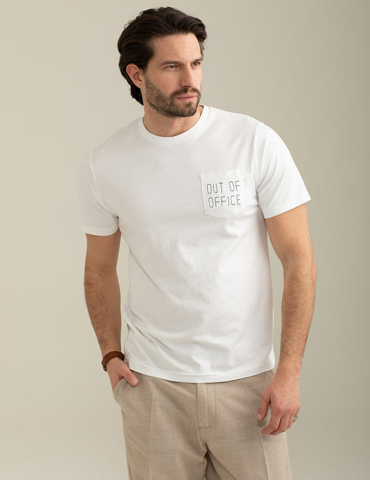 T-shirt Girocollo a Manica Corta uomo white fm25s21tg cc-a0001 T-shirt Girocollo a Manica Corta