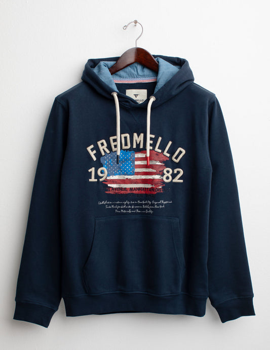 Hoodie man blue fm25s13fc cc-a0601 Hoodie