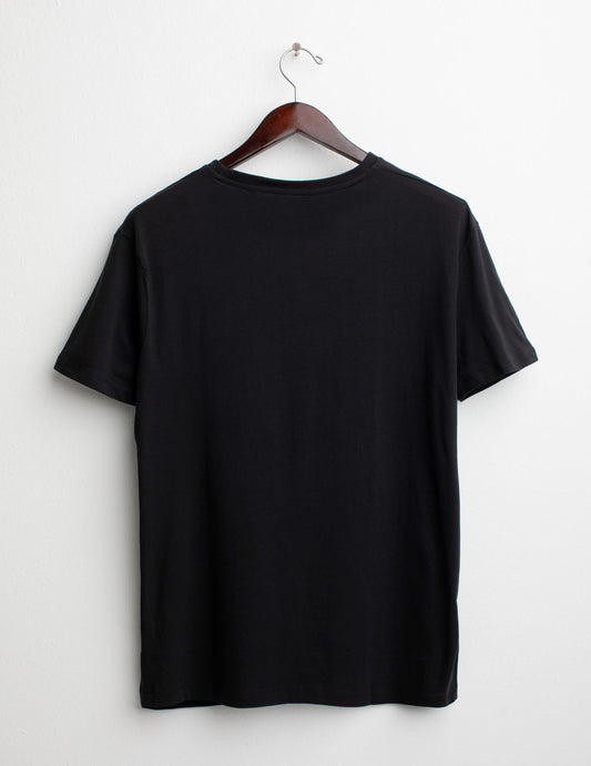 ALT03Short Sleeve Crew-Neck T-shirt man black fm25s05tg cc-a0951 Short Sleeve Crew-Neck T-shirt