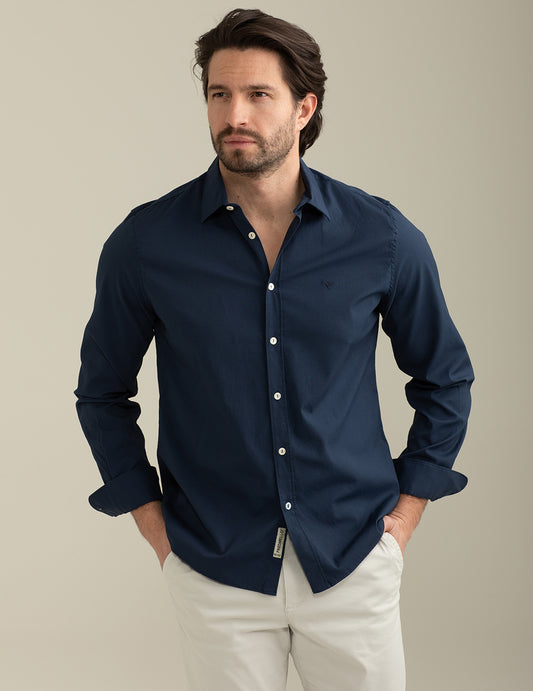 Stretch Jacquard Shirt man blue fm25s04cu cc-a0601 Stretch Jacquard Shirt