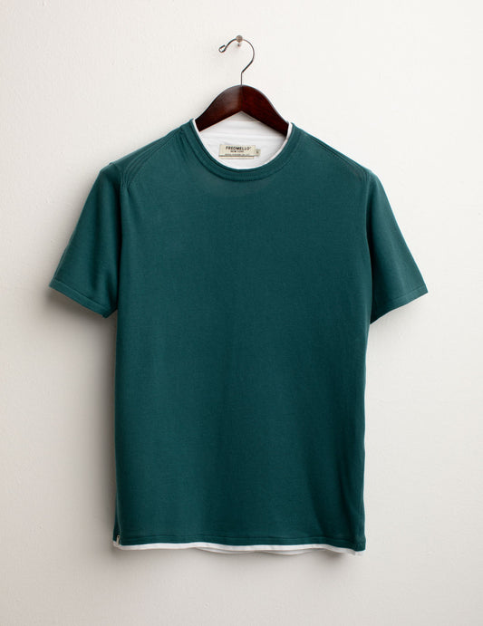 Crew-Neck Short Sleeve Sweater man celtic fm25s13mg cc-a0817 Crew-Neck Short Sleeve Sweater